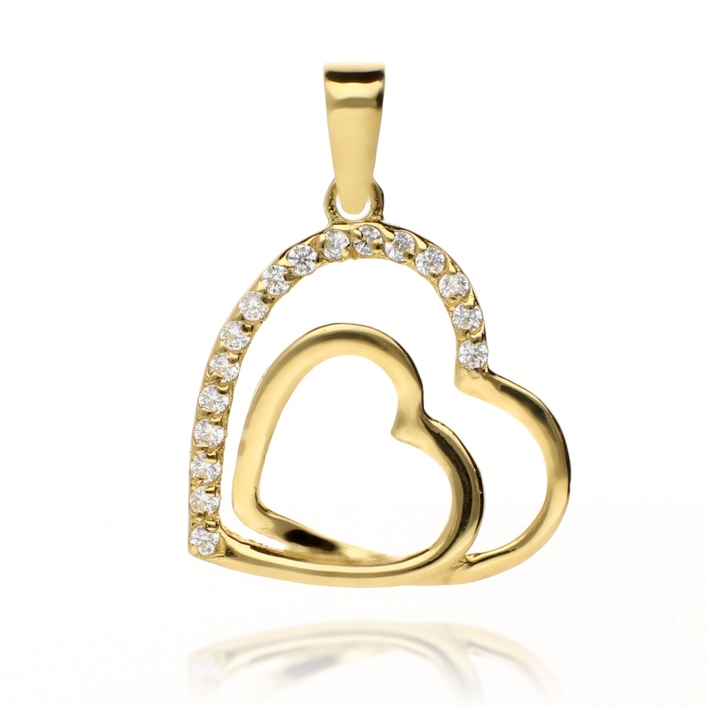 Colgante Corazón Oro Amarillo