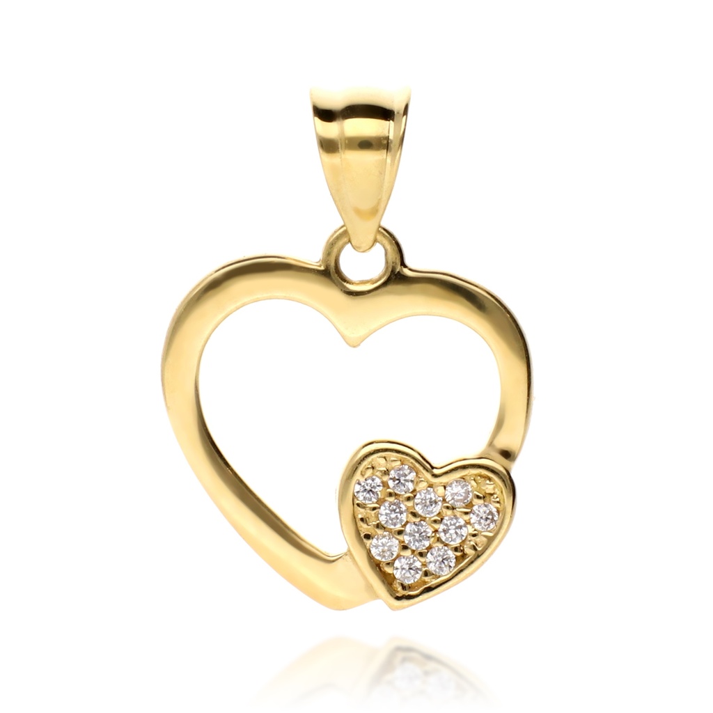 Colgante Corazón Oro Amarillo