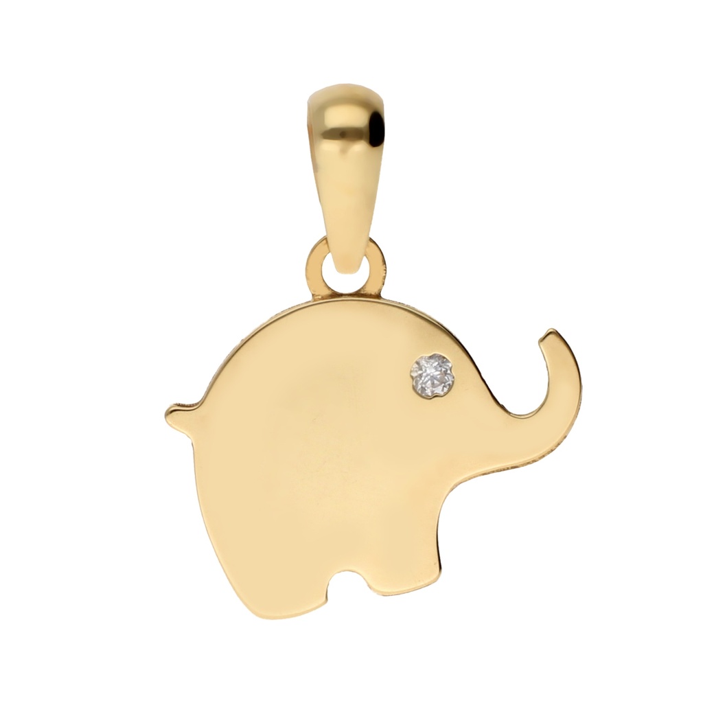 Colgante Elefante con Circonita