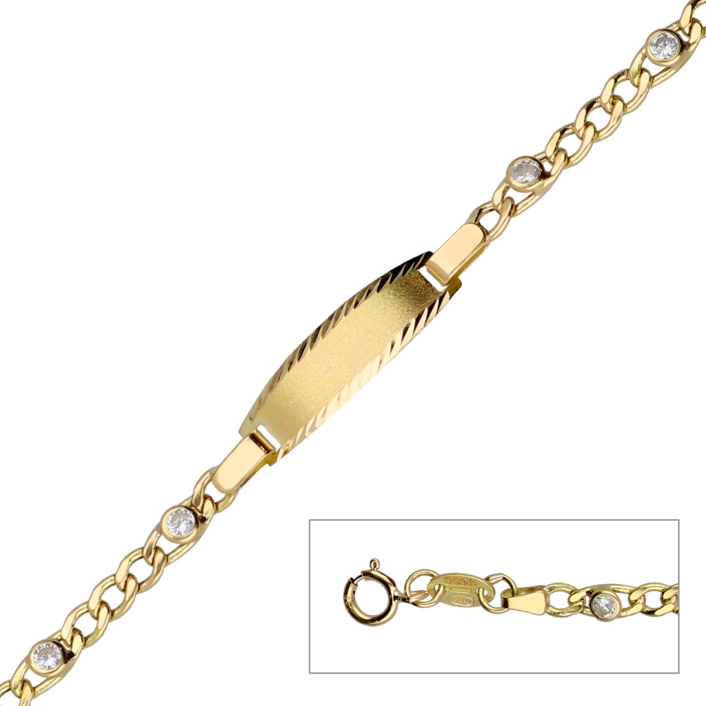 Pulsera Bebé Chapa 3x1 Circonitas