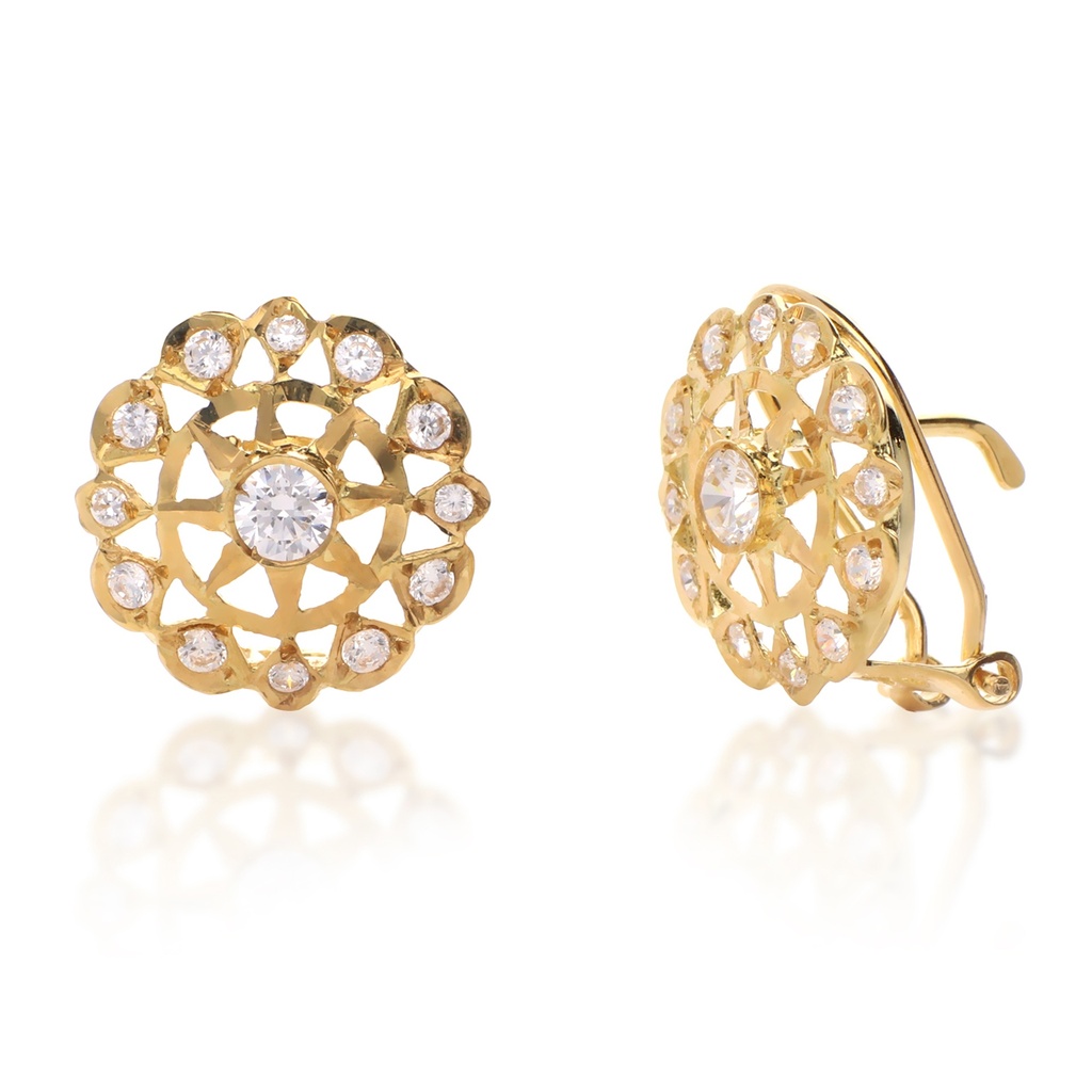 Pendientes Omega Oro Amarillo