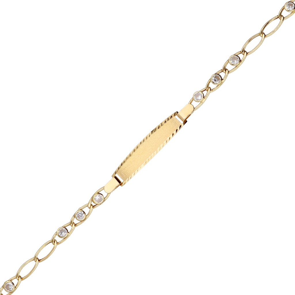 Pulsera Chapa Circonitas