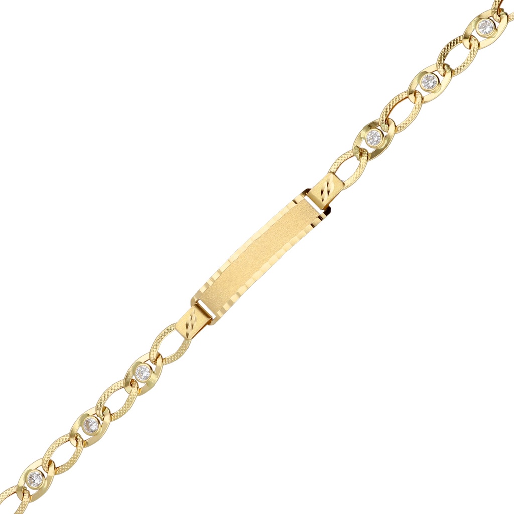 Pulsera Chapa Circonitas