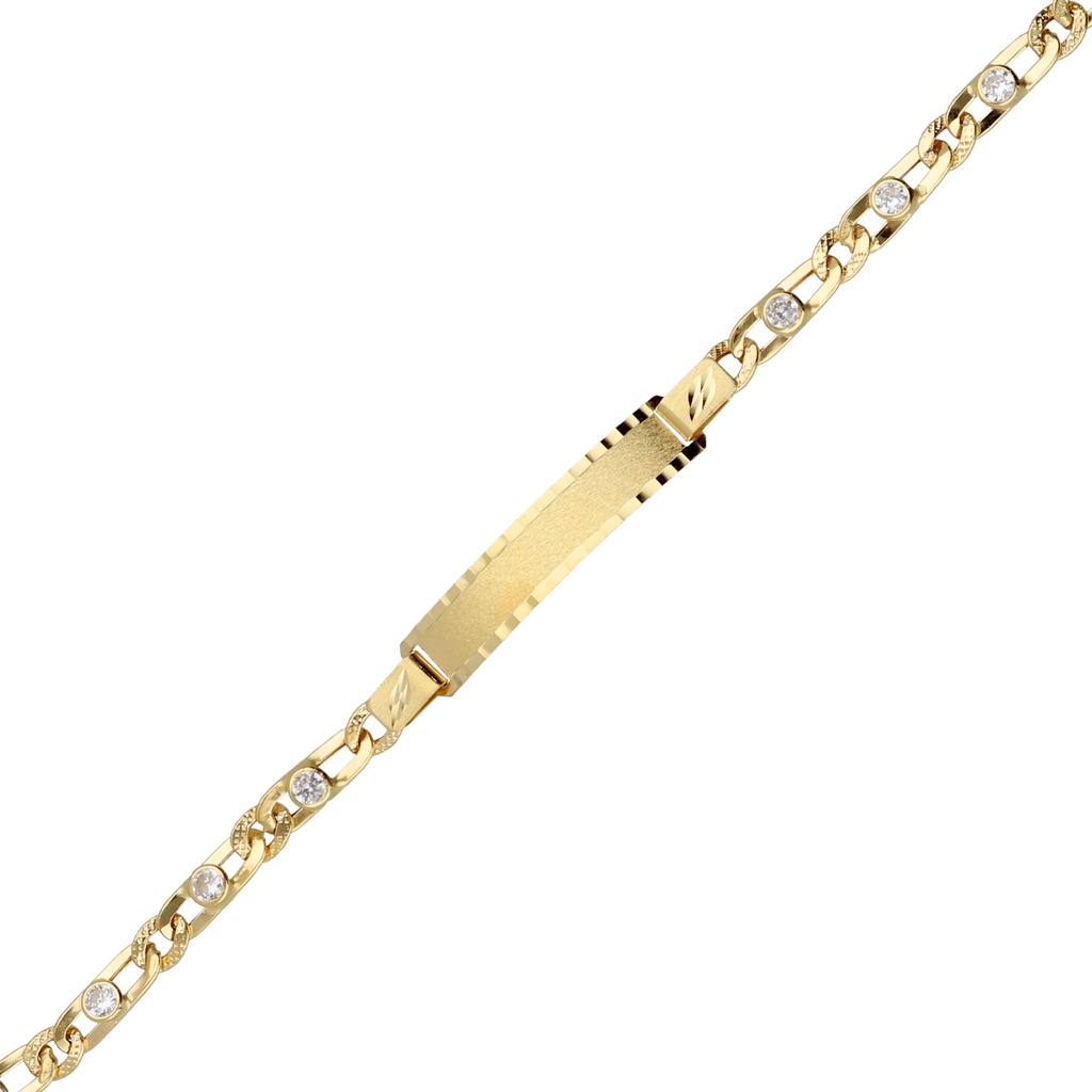 Pulsera Chapa Circonitas