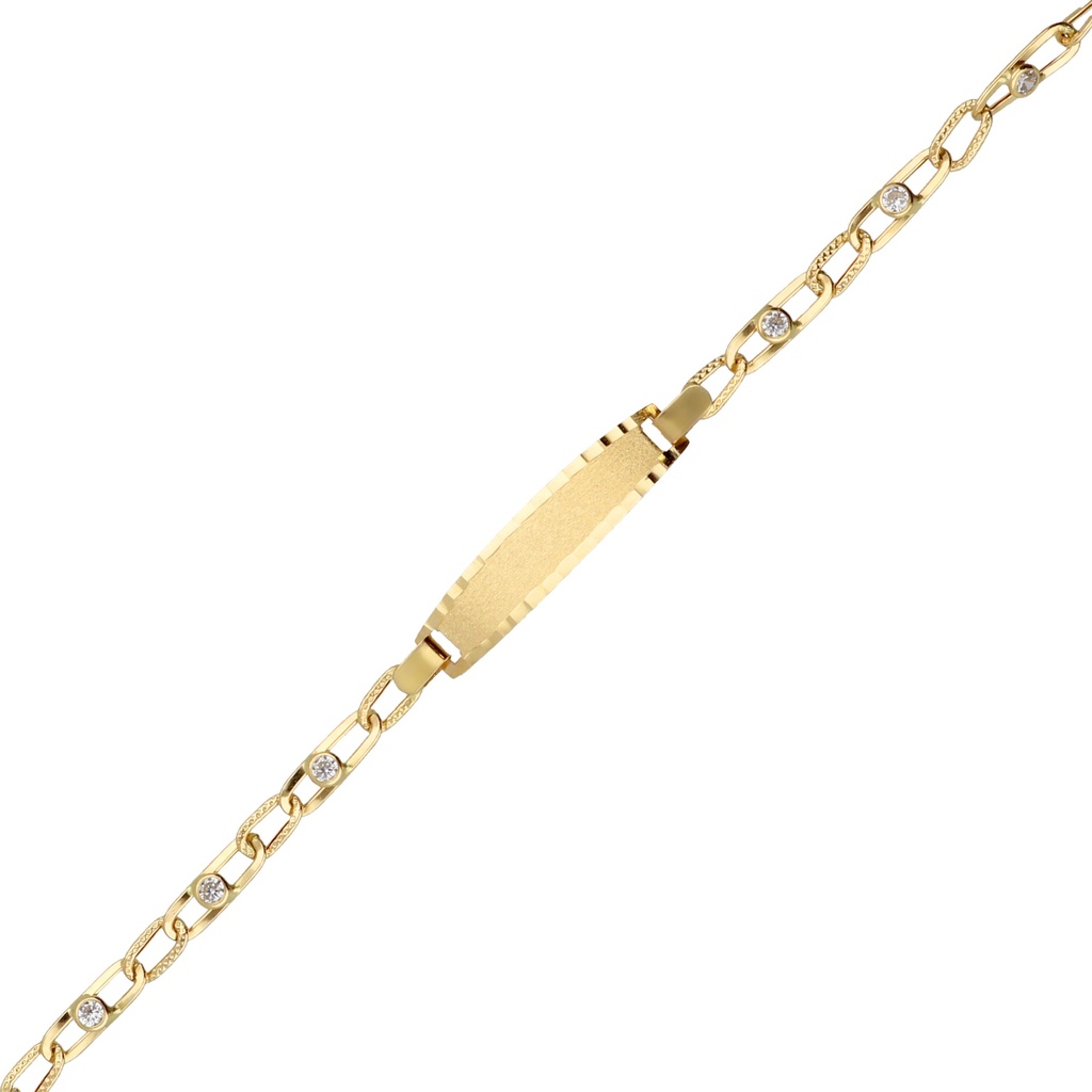 Pulsera Chapa Circonitas