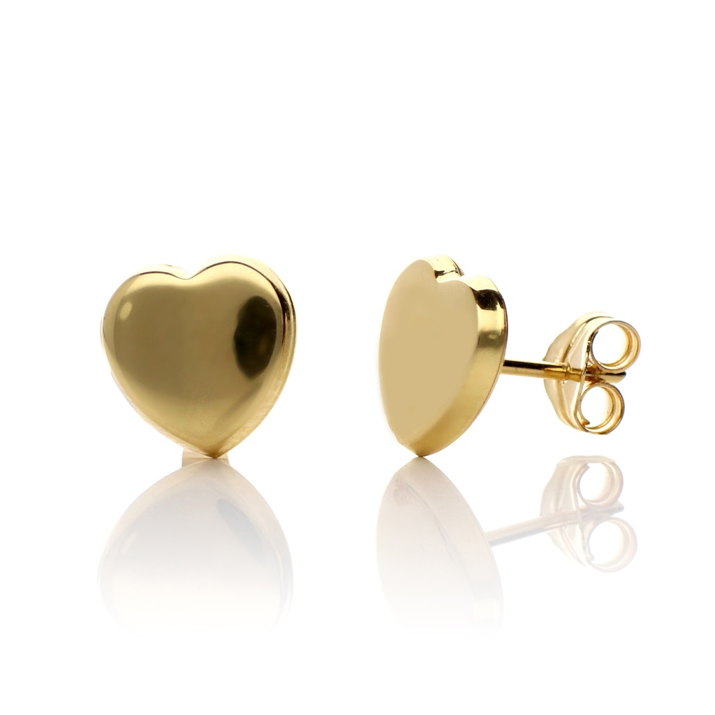Pendientes Presión Corazón Liso