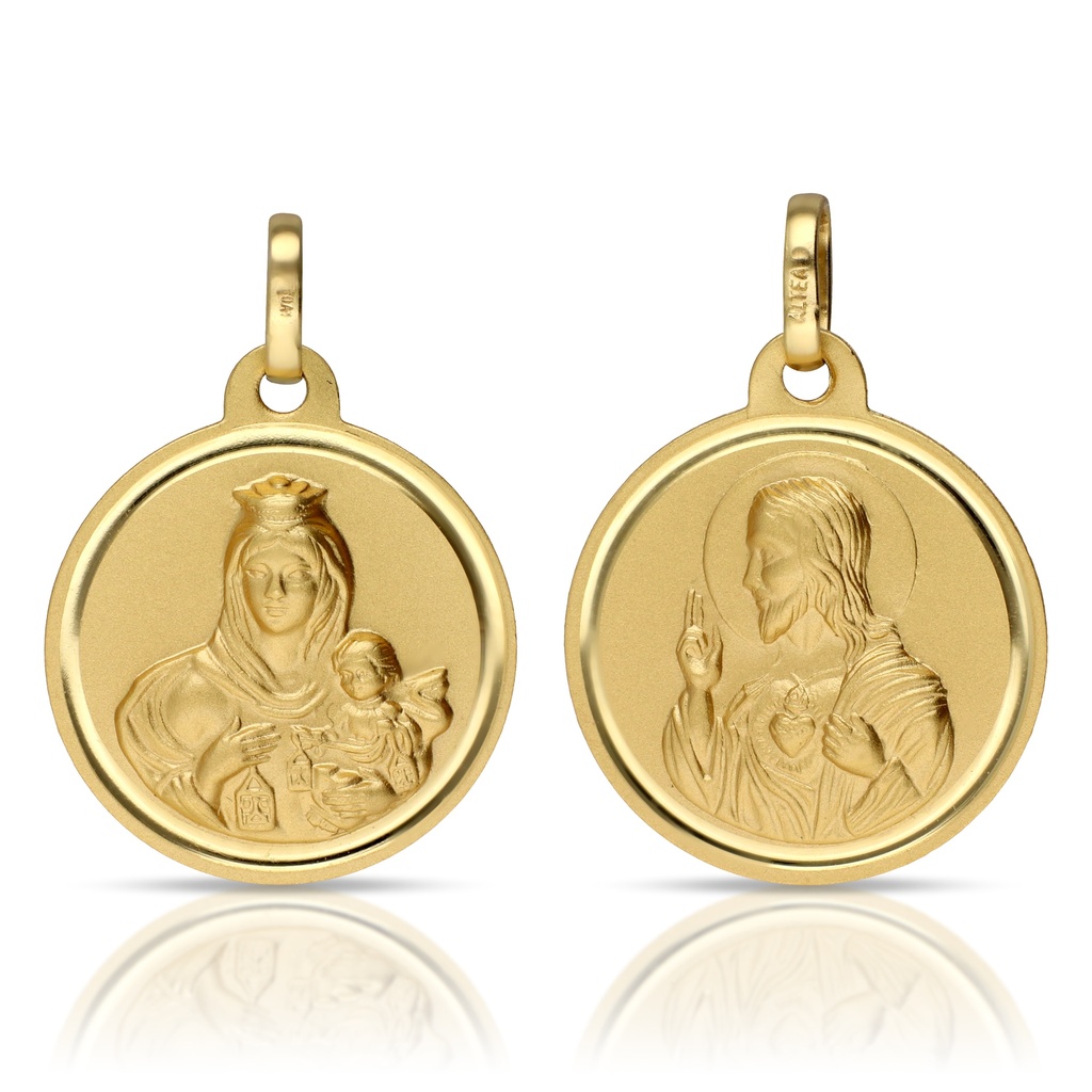 Medalla Escapulario Talla Bisel