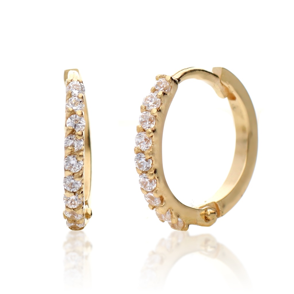 Pendientes Aros Engaste