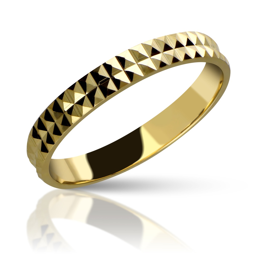 Alianza Talla 4 mm Plana Oro Amarillo
