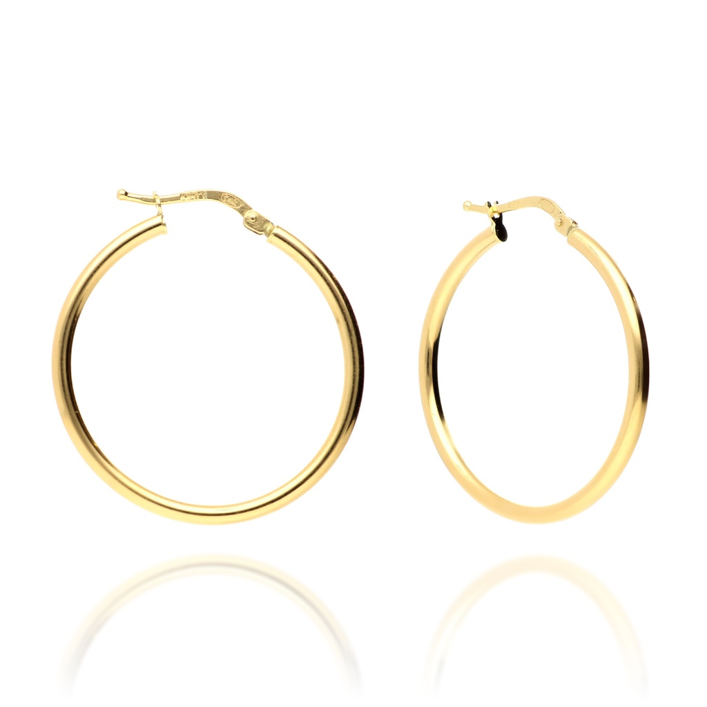 Pendientes Aros 2 mm Tubo Catalán