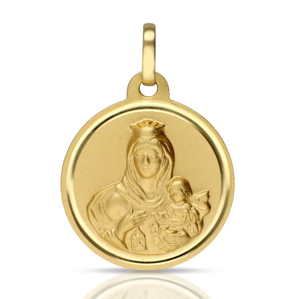 Medalla Virgen del Carmen Talla Bisel
