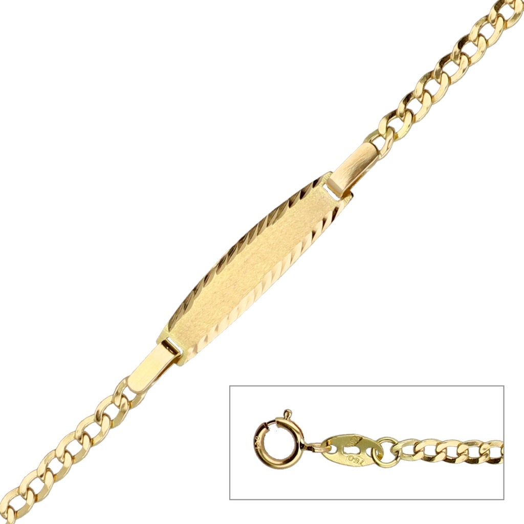 Pulsera Bebé Chapa Barbada