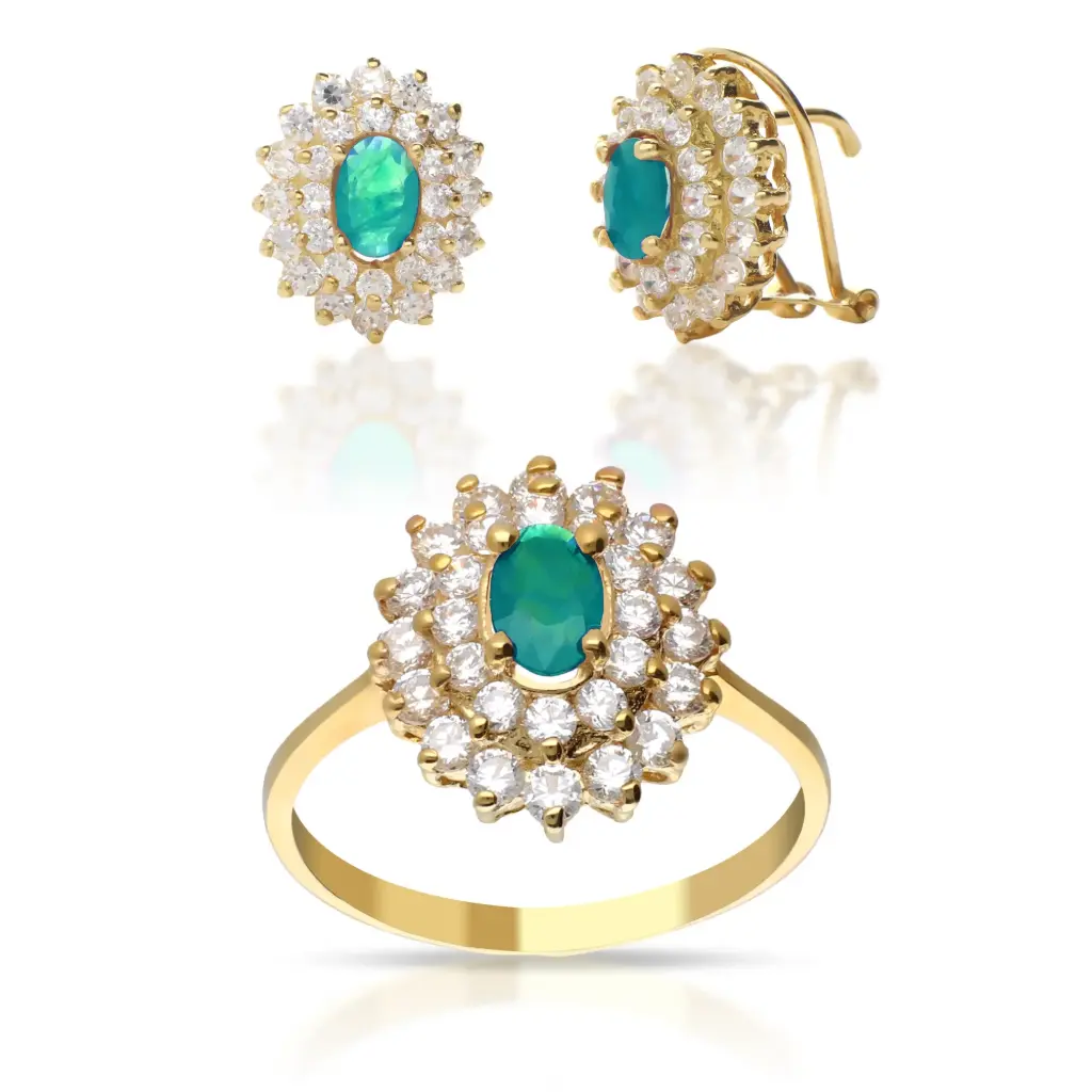 Juego Omega Esmeralda Oro Amarillo