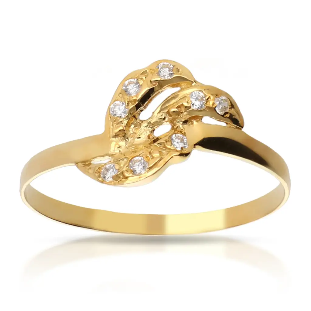 Sortija Circonitas Oro Amarillo