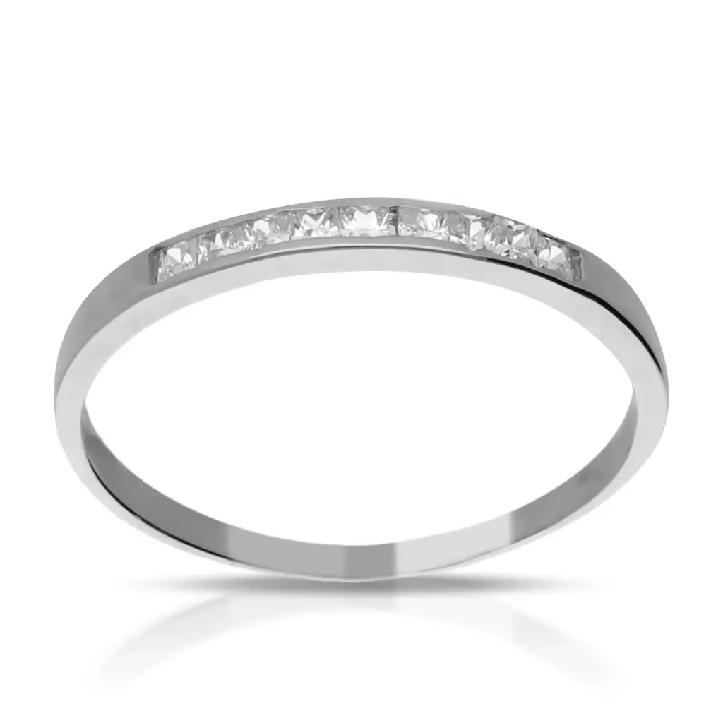 Sortija Circonitas Oro Blanco