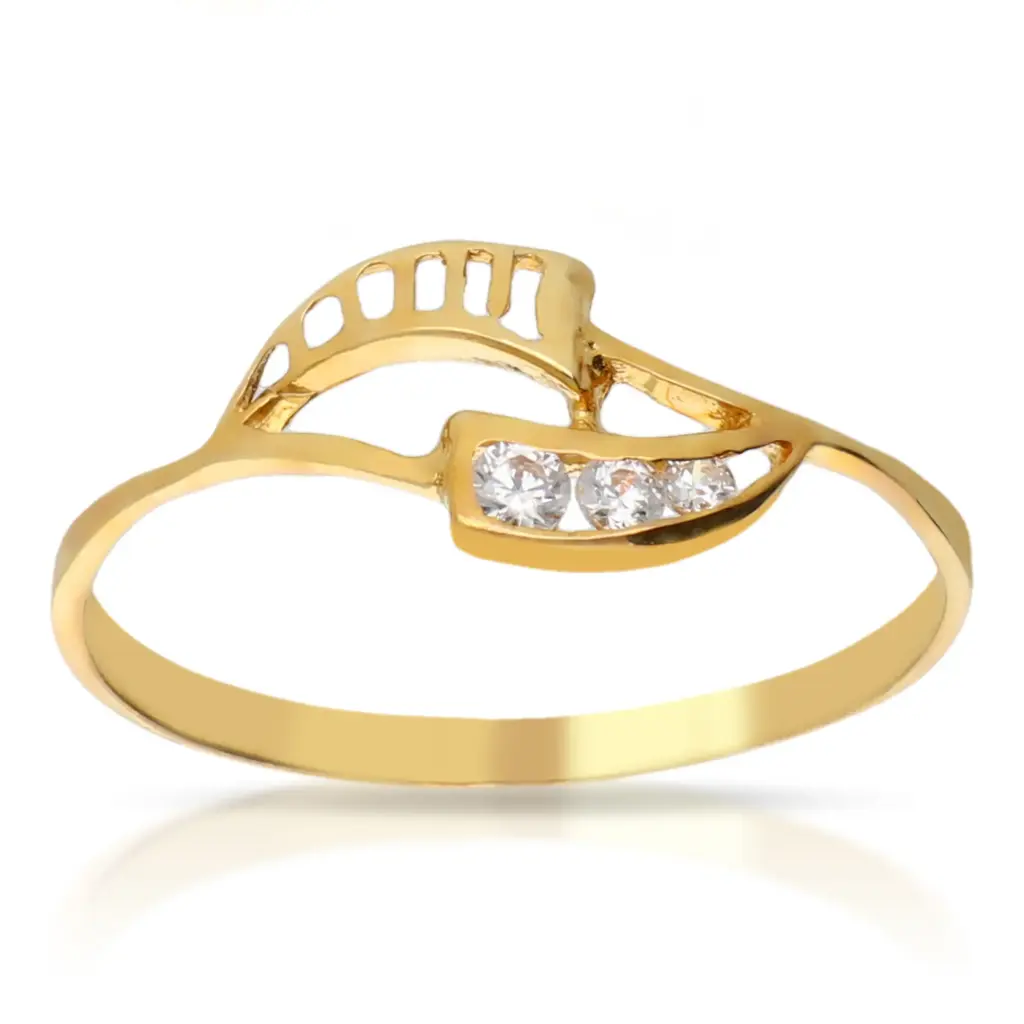 Sortija Circonitas Oro Amarillo