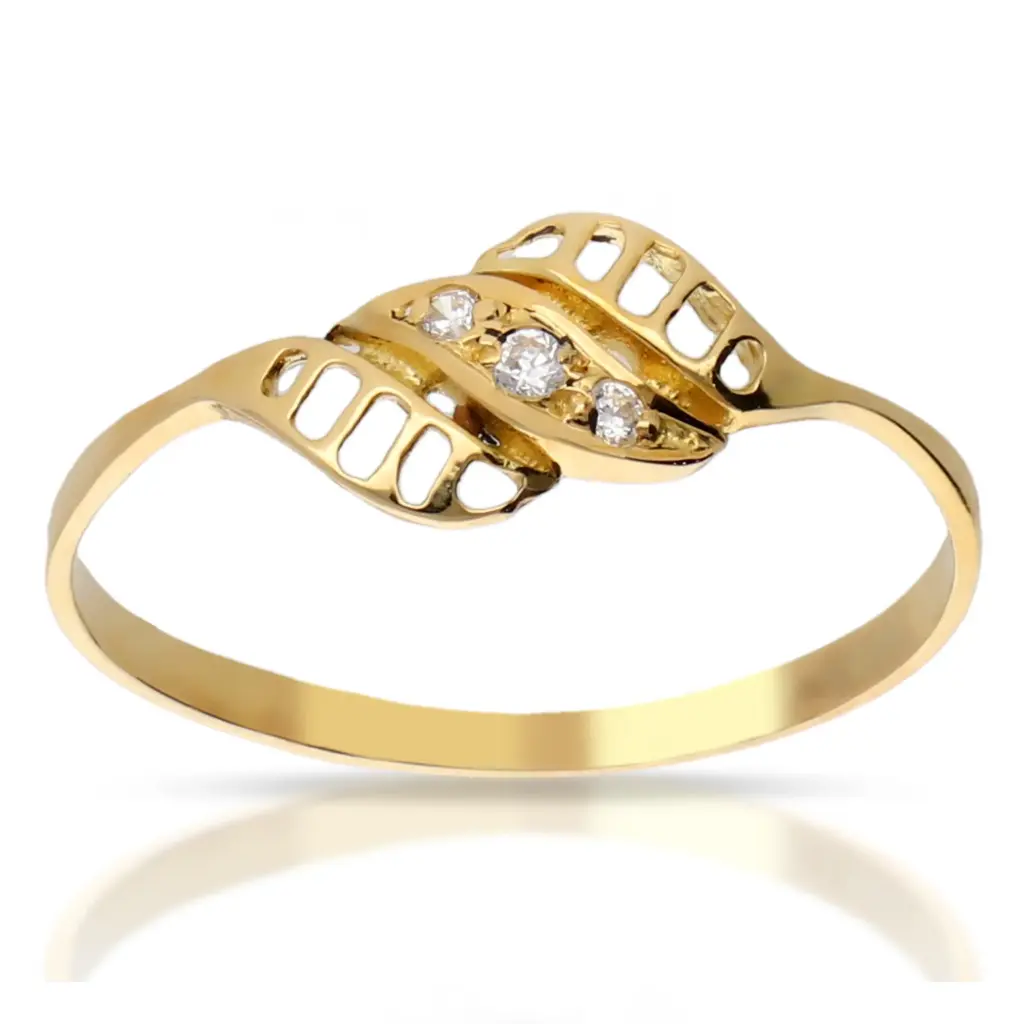 Sortija Circonitas Oro Amarillo