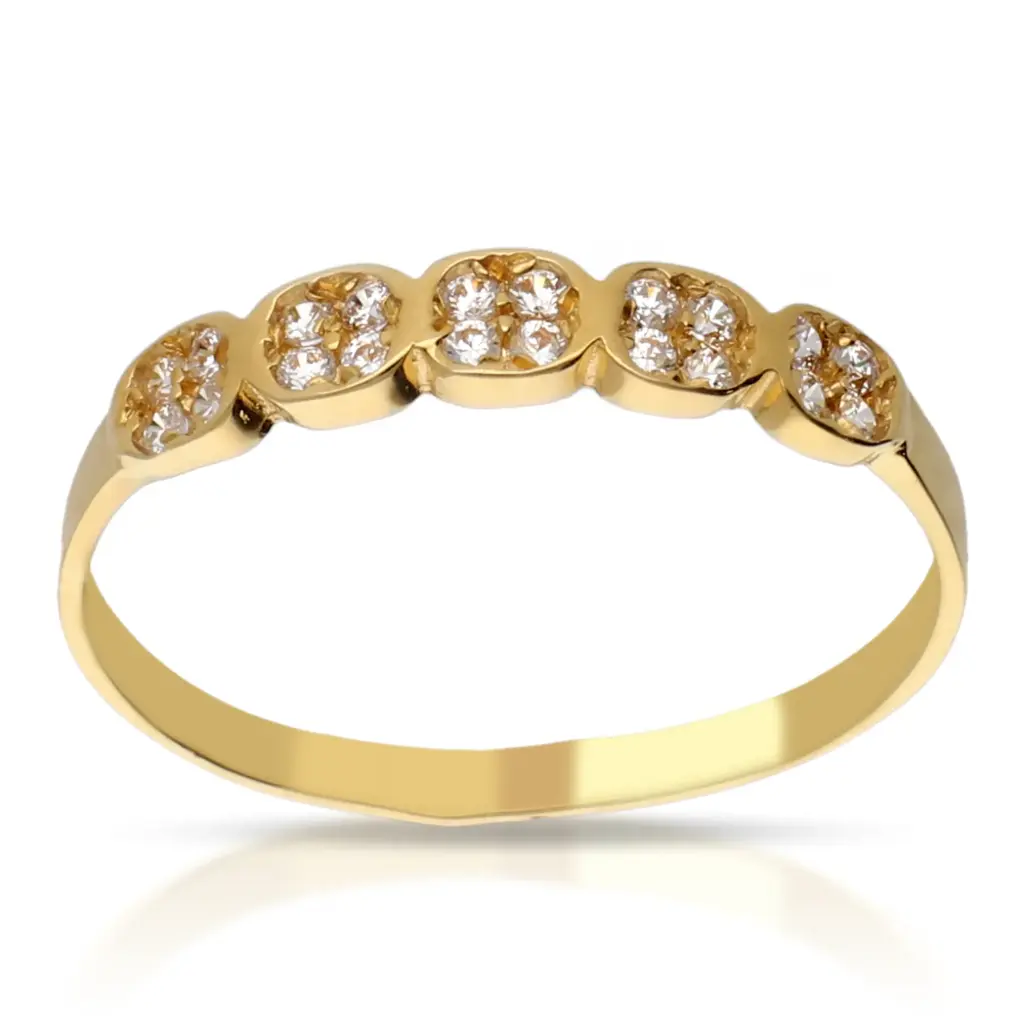 Sortija Circonitas Oro Amarillo
