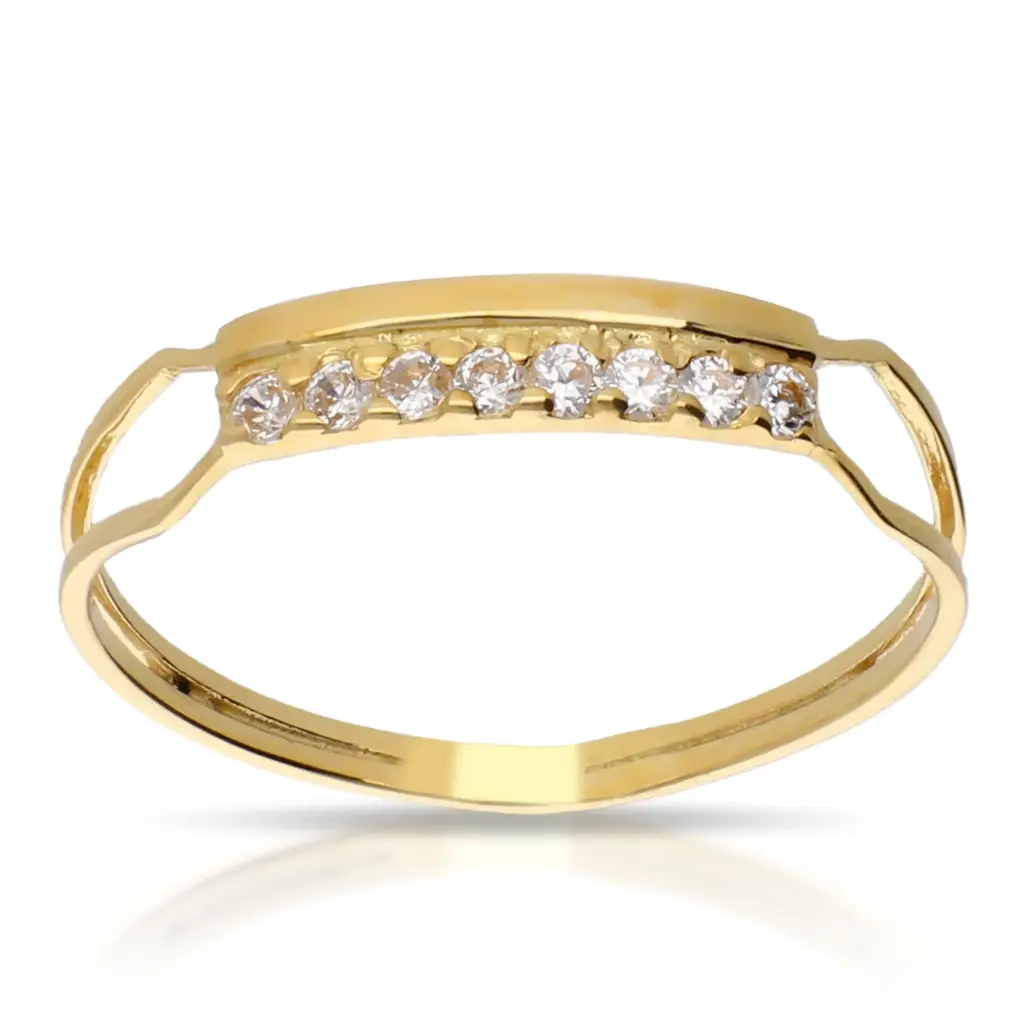 Sortija Circonitas Oro Amarillo