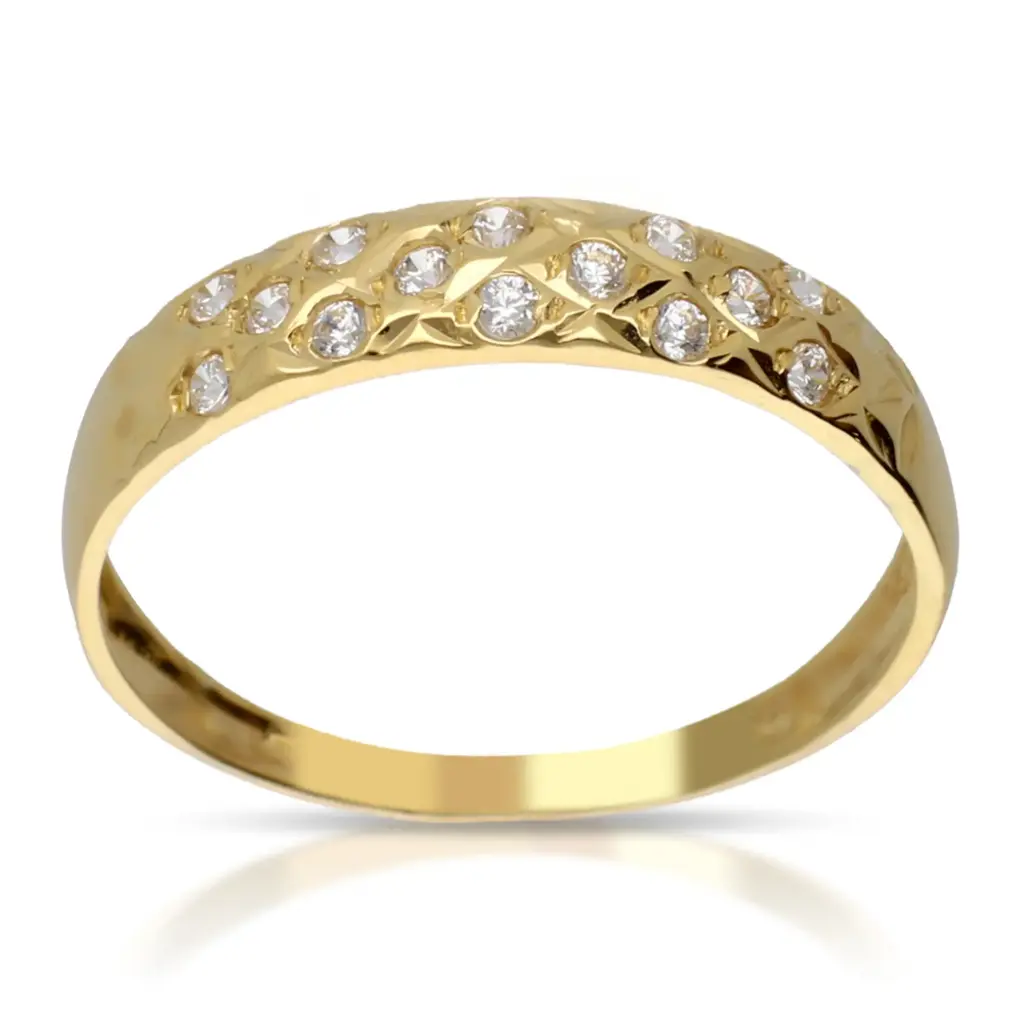 Sortija Circonitas Oro Amarillo