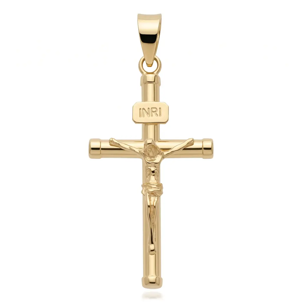 Cruz Cristo Fundición Tubo de 2.5 mm