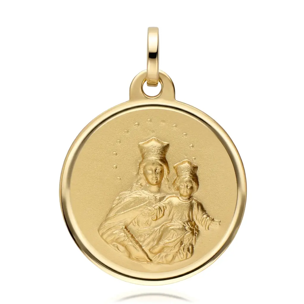 Medalla Virgen Mª Auxiliadora Talla Bisel