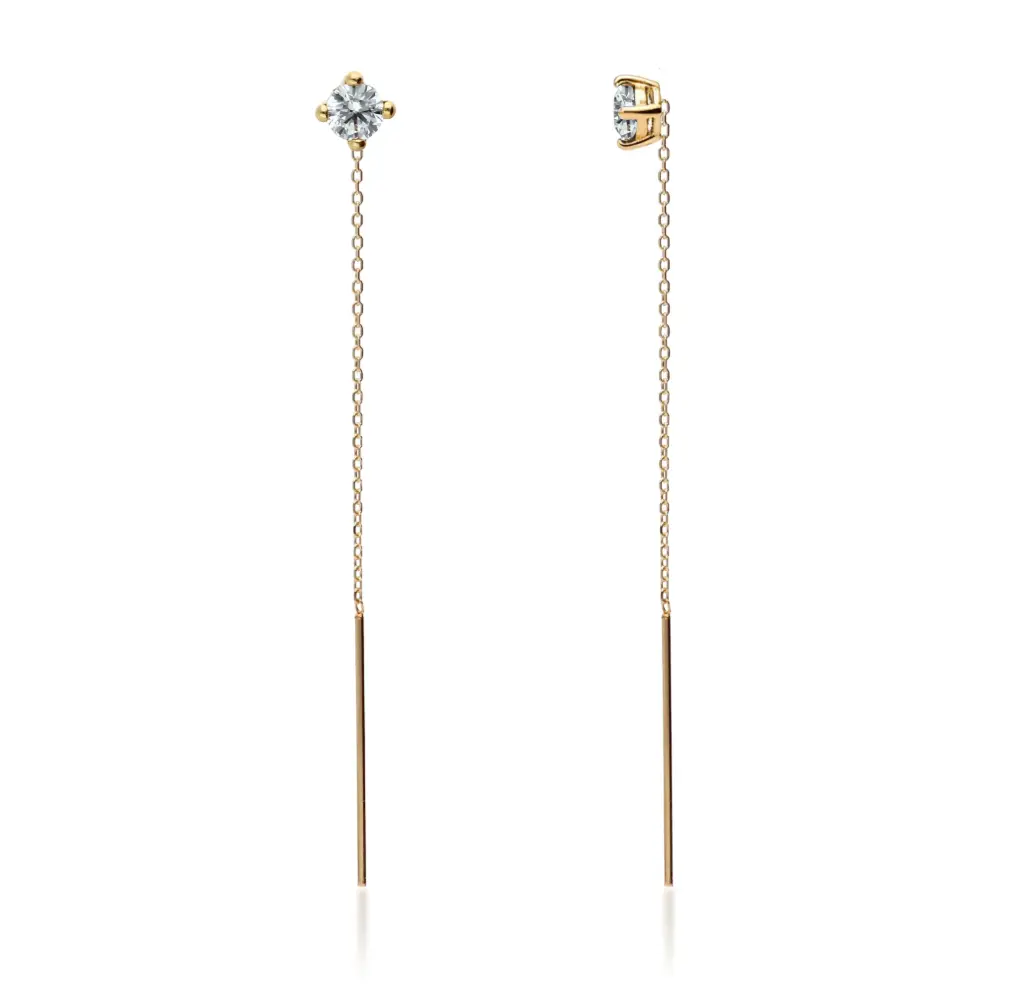 Pendientes Cadena Circonita