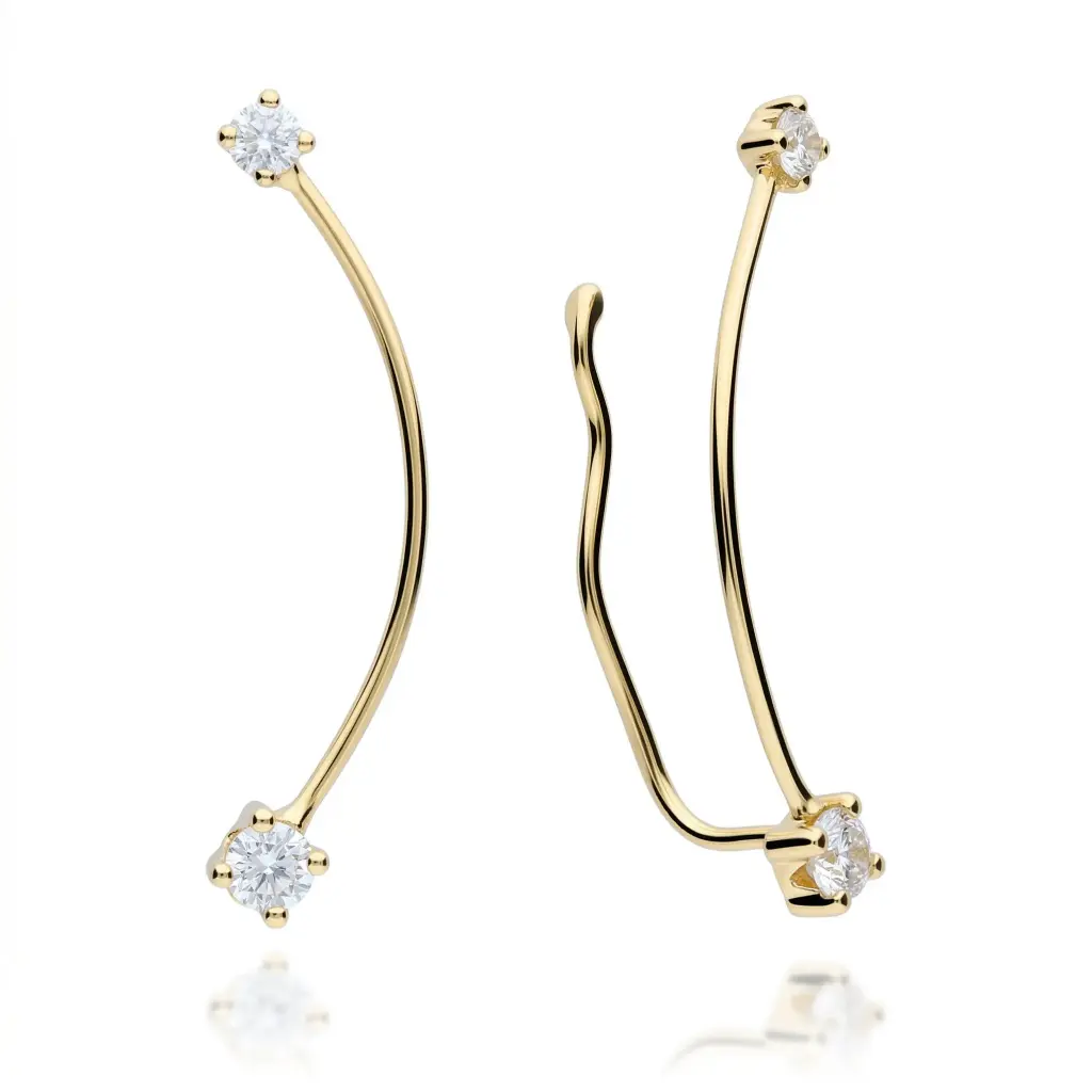 Pendientes Trepador Circonitas
