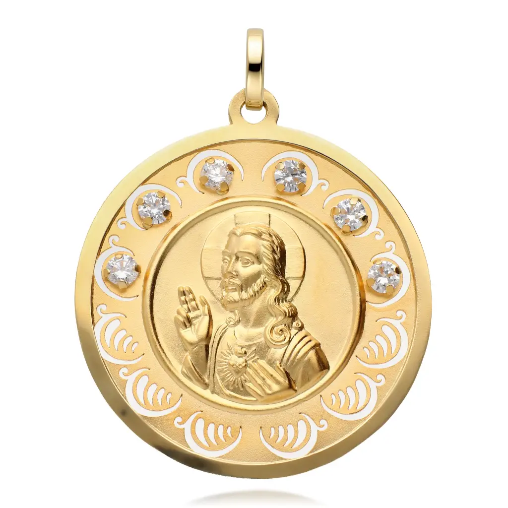 Medalla Corazón de Jesús Circonitas