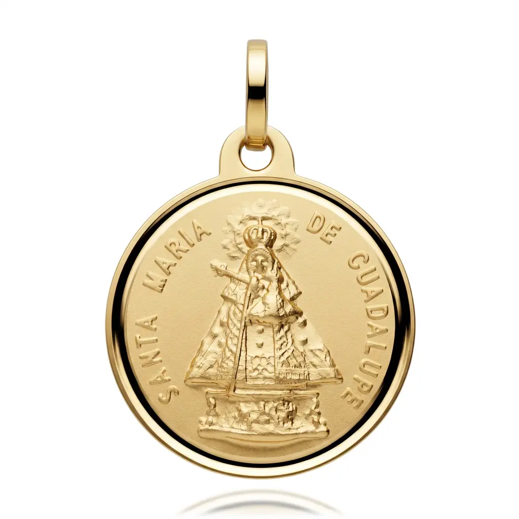 Medalla Virgen de Guadalupe Bisel