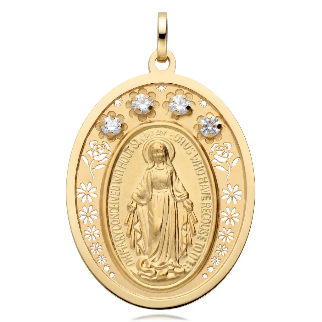 Medalla Virgen de la Milagrosa Circonitas