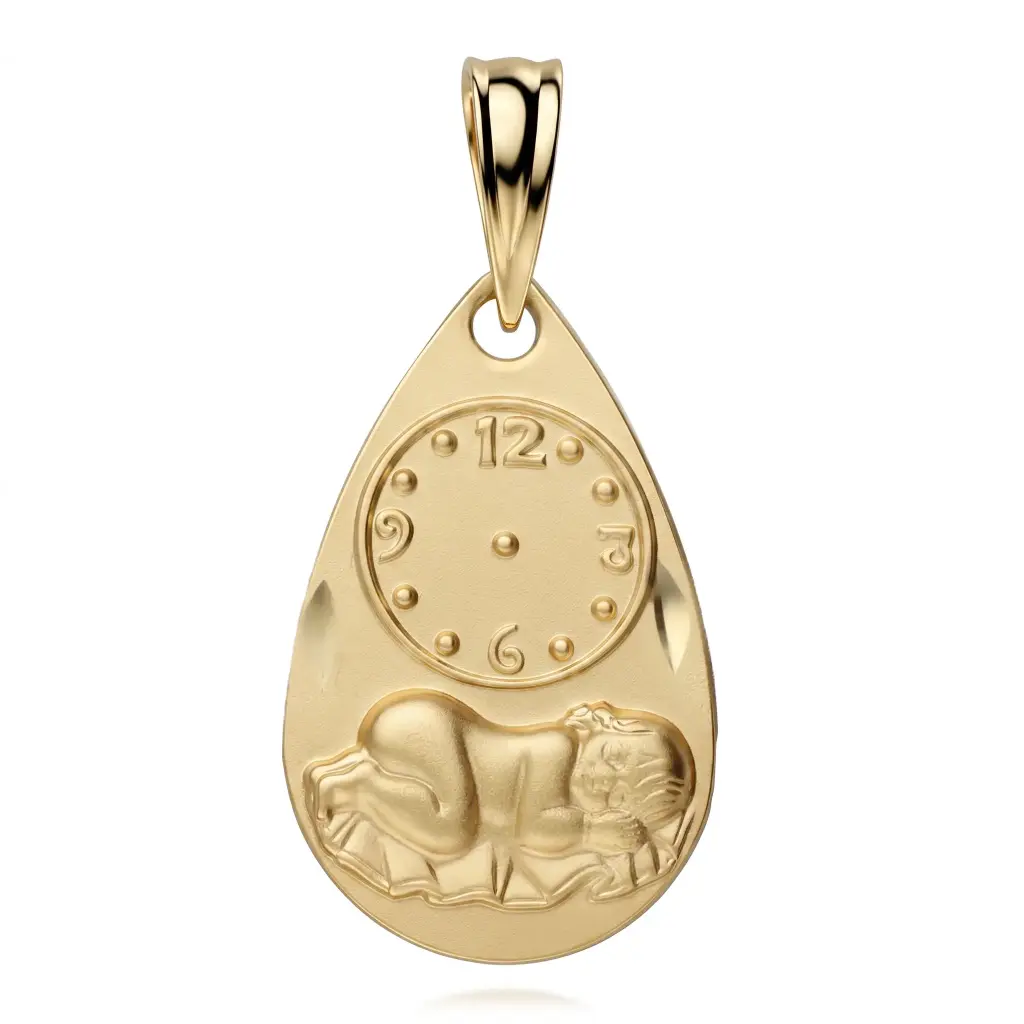 Medalla Niño Reloj Lágrima