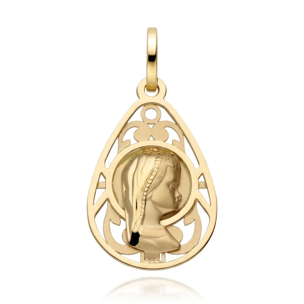 Medalla Virgen Niña Lágrima