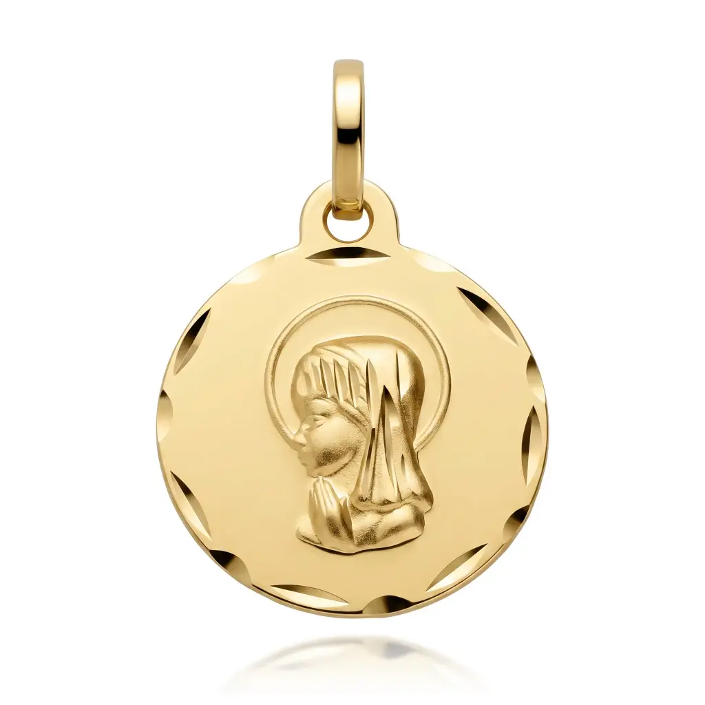 Medalla Virgen Niña Redonda