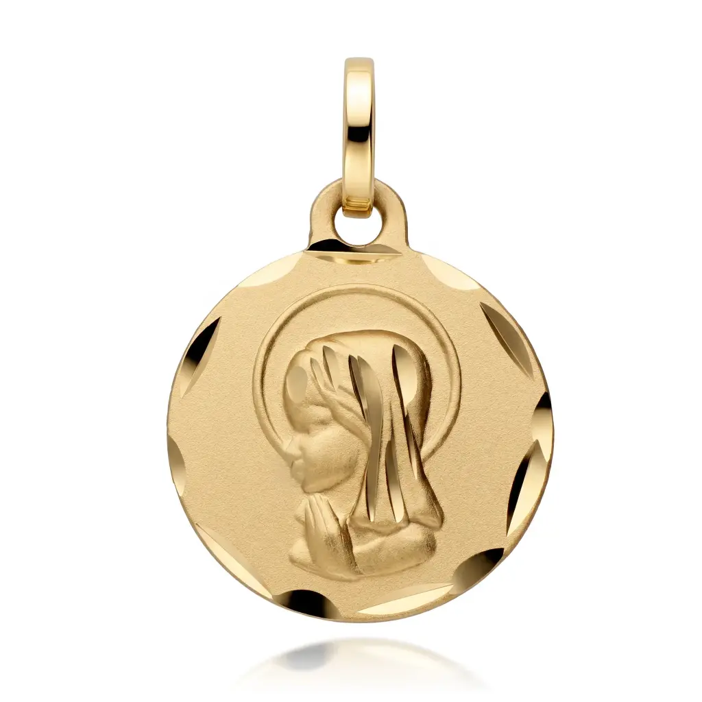 Medalla Virgen Niña Redonda
