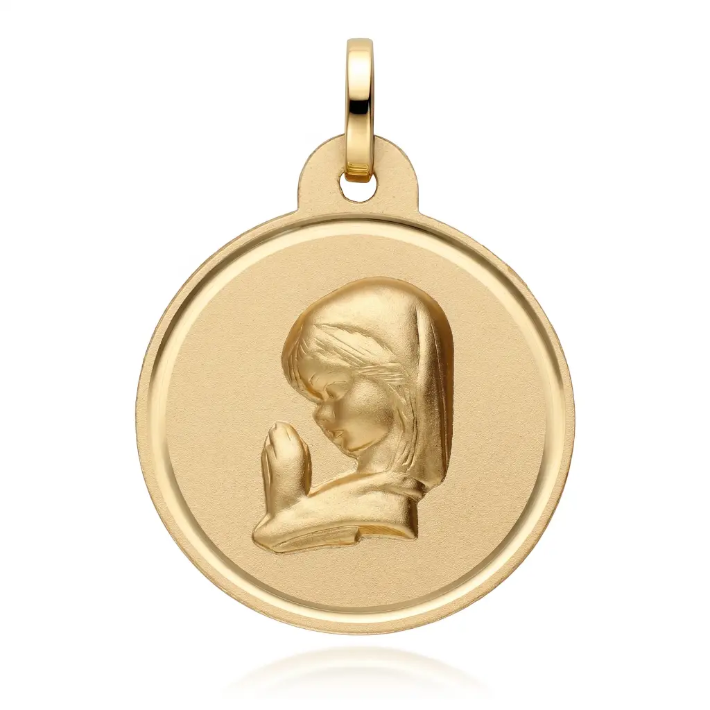 Medalla Virgen Niña Redonda 
