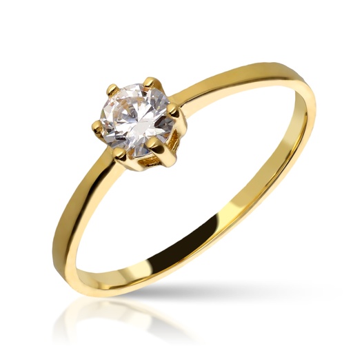 [3403 OA] Sortija Solitario 6 Garras Oro Amarillo