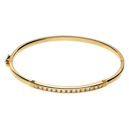 [10080 OA] Brazalete Circonitas Carril Oro Amarillo