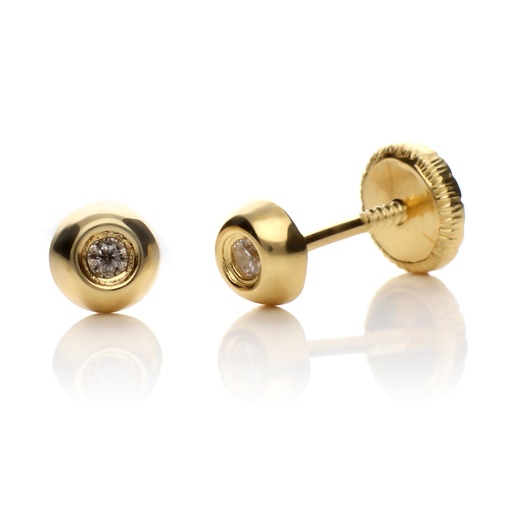 [8502] Pendientes Tuerca Donut