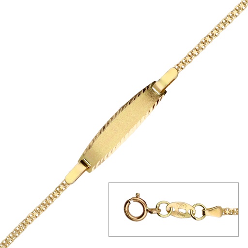 [5669] Pulsera Bebé Chapa Bismark