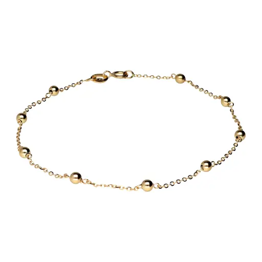[10355p OA] Pulsera Bolas Oro Amarillo