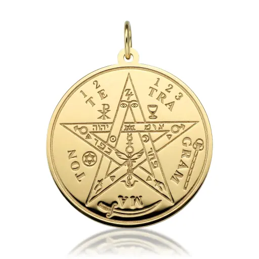 [2502/18] Colgante Tetragramatón