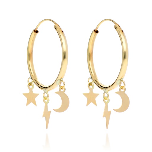 [7557] Pendientes Aros Fetiches