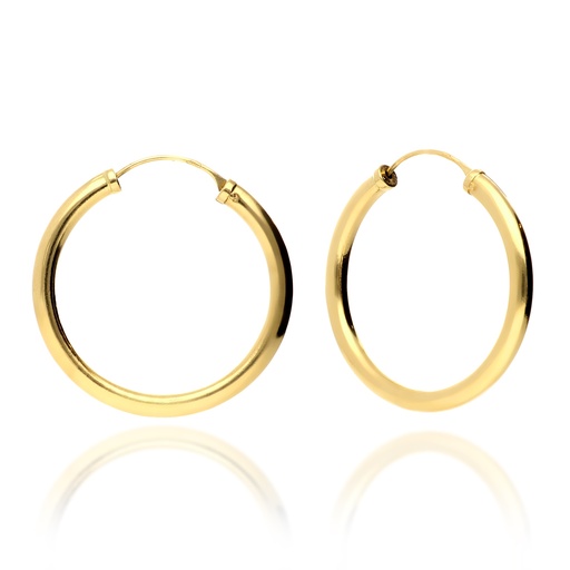 [AROS TUBO 3] Pendientes Aros 3 mm Tubo
