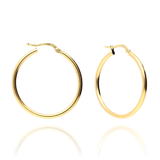 [AROS CAT TUBO 2] Pendientes Aros 2 mm Tubo Catalán