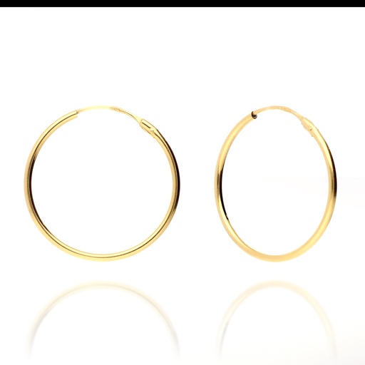 [AROS TUBO 1.5] Pendientes Aros 1.5 mm Tubo