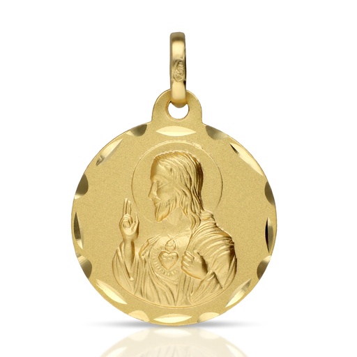 [6287] Medalla Corazón de Jesús Talla Clásica