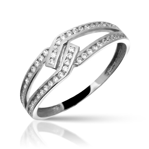 [3153 OBL] Sortija Engaste Oro Blanco