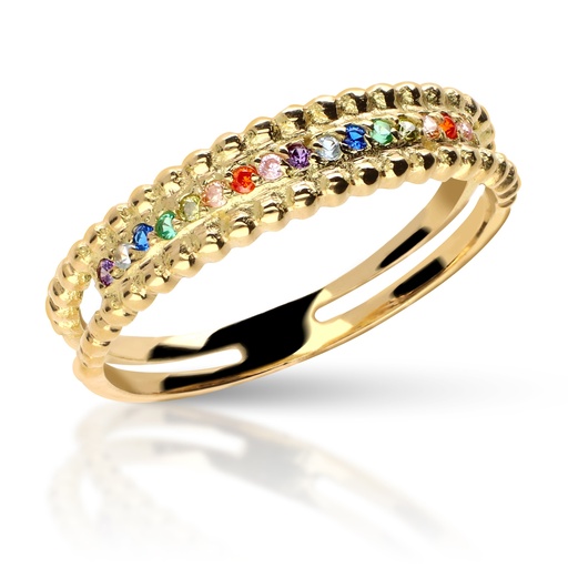[3436] Sortija Engaste Oro Amarillo Color