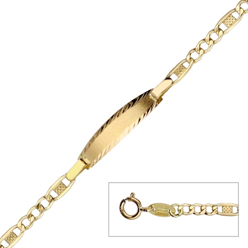 [5187] Pulsera Bebé Chapa